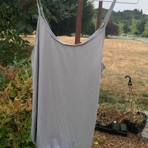 super light weight grey tank top